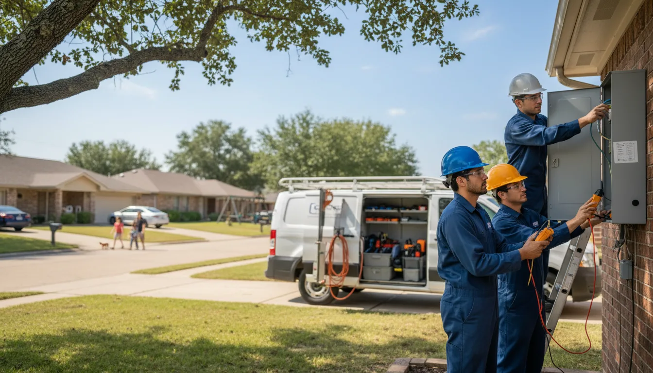 Certified electrician providing emergency electrical services in Kingston, OH
